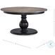 Halifax Flax And Java Extendable Round Dining Table