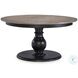 Halifax Flax And Java Extendable Round Dining Table