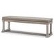 Halifax Colby Walnut Upholstered 66" Dining Bench
