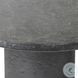 Bonnie Textured Black Concrete 49" Round Dining Table