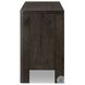 Noeline Smoke Black Oak Veneer 6 Drawer Dresser