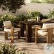 Tahana Alessi Linen Performance Fabric Outdoor Dining Armchair