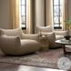 Margot Solema Cream Swivel Chair
