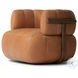 Doss Palermo Cognac Swivel Chair