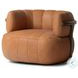 Doss Palermo Cognac Swivel Chair