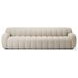 Carina Weslie Flax 103" Upholstered Sofa