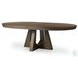 Zelda Fawn Oak Veneer 94" Extendable Round Dining Table