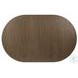 Zelda Fawn Oak Veneer 94" Extendable Round Dining Table