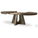 Zelda Fawn Oak Veneer 94" Extendable Round Dining Table
