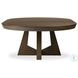 Zelda Fawn Oak Veneer 94" Extendable Round Dining Table