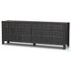 Ezri Black Oak 6 Door Sideboard