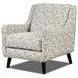 Durango Moose Beige and White Performance Fabric Accent Chair