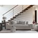 Lana Gray Bench Seat 96" Sofa with Pillows