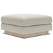 Lana Gray Upholstered Square Ottoman
