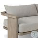 Tahana Hayes Fog 96" Performance Fabric Upholstered Outdoor Sofa