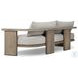 Tahana Hayes Fog 96" Performance Fabric Upholstered Outdoor Sofa