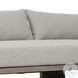 Tahana Hayes Fog 96" Performance Fabric Upholstered Outdoor Sofa