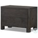 Noeline Smoked Black Veneer 2 Drawer Nightstand