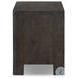 Noeline Smoked Black Veneer 2 Drawer Nightstand