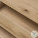Noeline Resawn Worn Oak Veneer 2 Drawer Nightstand