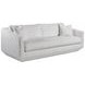 Veronica Ivory Bench Seat Sofa with Pillows