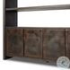Arlington Espresso Oak Veneer 4 Door Bookcase