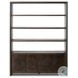 Arlington Espresso Oak Veneer 4 Door Bookcase