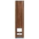 Ezri Cocoa Oak 2 Glass Door Cabinet