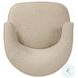 Dottie Berber Oatmeal Swivel Chair