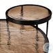 Yoko Smoked Brown Cast Glass Round Nesting Tables