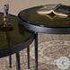 Yoko Moss Cast Glass Round Nesting Tables