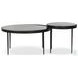 Yoko Moss Cast Glass Round Nesting Tables