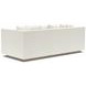 Claudette Cream 95" Sofa