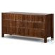 Ezri Carved Cocoa Oak 6 Drawer Dresser