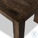 Abaso Ebony Rustic Wormwood Oak 86" Rectangular Dining Table