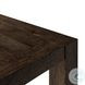 Abaso Ebony Rustic Wormwood Oak 86" Rectangular Dining Table