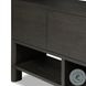 Noeline Smoked Black Oak Wide Bookcase