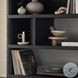 Noeline Smoked Black Oak Wide Bookcase