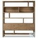 Noeline Worn Oak Wide Bookcase