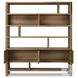 Noeline Worn Oak Wide Bookcase