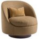 Genevieve Masami Upholstered Swivel Chair with Pillow