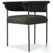 Carrie Ellor Black Outdoor Dining Chair