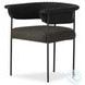 Carrie Ellor Black Outdoor Dining Chair