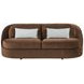 Ava Brown 92" Sofa with Pillows