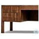Ezri Carved Cocoa Oak 71" Drawer Desk