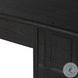 Ezri Carved Black Oak 71" Drawer Desk