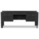 Ezri Carved Black Oak 71" Drawer Desk