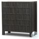 Ezri Black Oak 2 Door Bar Cabinet