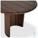 Paden Stained Toasted Brown Outdoor 94" Oval Dining Table
