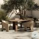 Paden Stained Toasted Brown-FSC Outdoor Oval Dining Room Set
